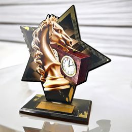 Liano Metal & Acrylic Star Chess Trophy