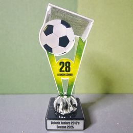 Football Custom Name & Number Acrylic Squad Trophy
