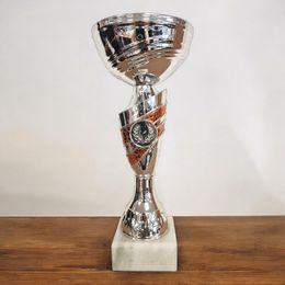 Carnaby Silver Bronze Trim Cup