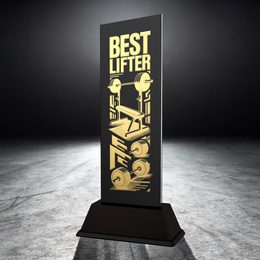 Shadowline Best Lifter Metal Trophy