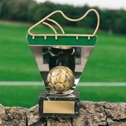 Melilla Football Golden Boot Handmade Metal Trophy
