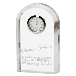 Eternity Crystal Clock Award