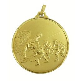 Diamond Edged Ice Hockey Gold Medal