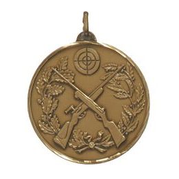 Diamond Edged Crossed Rifle Bronze Medal