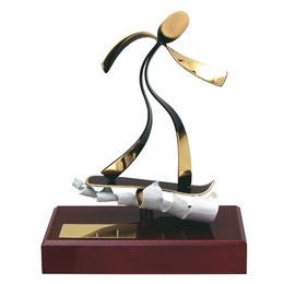 Barcelona Snowboarding Handmade Metal Trophy