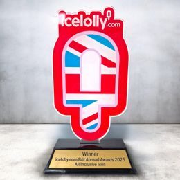 Edison Logo Custom Made Acrylic Award