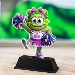 "PomPomster" The Cheerleading Trophy Monster