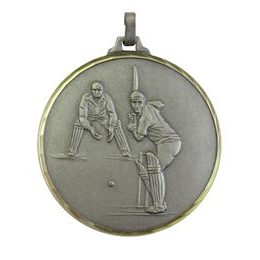 Diamond Edged Cricket Silver Medal