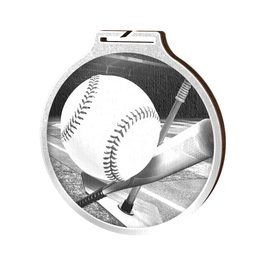 Habitat Classic Rounders Silver Eco Friendly Wooden Medal