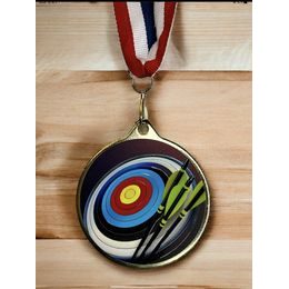 Hercules Texture Print Archery Medal