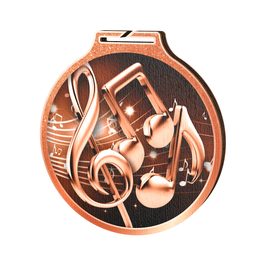 Habitat Classic Music Bronze Eco Friendly Wooden Medal