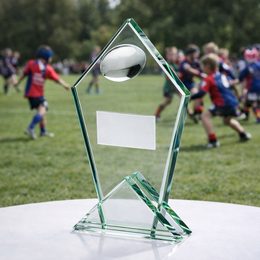 Chariot Glass Rugby Trophy
