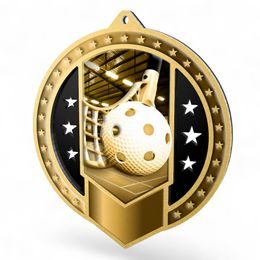 Sentinel Classic Floorball Stainless Steel Medal