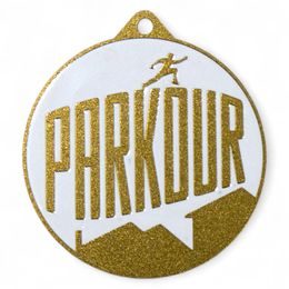 Quantum Parkour Stainless Steel Medal