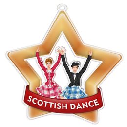 Scottish Dance Mini Bronze Star Medal