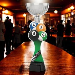 Montreal Pool Balls Silver Cup Trophy