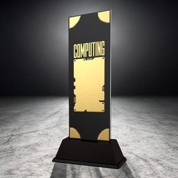 Shadowline School IT Computing Trophy – Stainless Steel Award