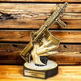 Grove Classic AK-47 Rifle Shooting Real Wood Trophy