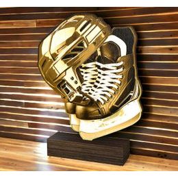 Sierra Classic Ice Hockey Helmet Real Wood Trophy