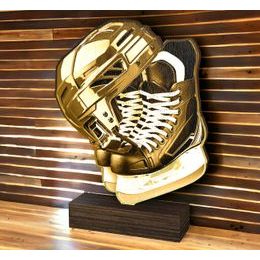 Sierra Classic Ice Hockey Helmet Real Wood Trophy