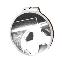 Habitat Classic Football Silver Eco Friendly Wooden Medal