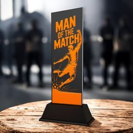 Shadowline Metal Football Trophy – Man of the Match