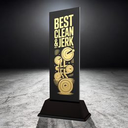 Shadowline Best Clean & Jerk Metal Trophy