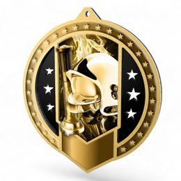 Sentinel Classic Firefighters Stainless Steel Medal