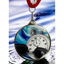 Hercules Texture Print Swimming Medal