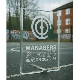 Crystalon Engraved Glass Award