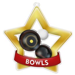 Bowls Mini Star Gold Medal