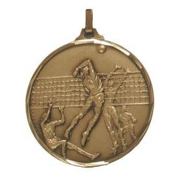 Diamond Edged Volleyball Bronze Medal