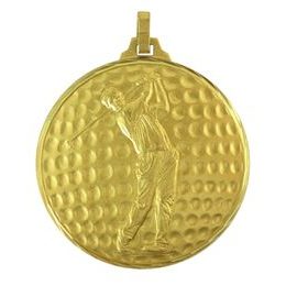 Diamond Edged Male Golf Ball Gold Medal