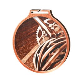 Habitat Classic Cycling Bronze Eco Friendly Wooden Medal