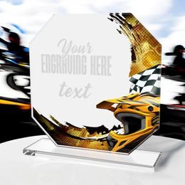 Hopper Motocross Glass Award