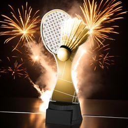 Classic Toronto Badminton Racket and Shuttlecock Trophy