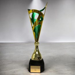 Havana Gold & Green Blade Trophy