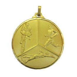 Diamond Edged Triathlon Gold Medal