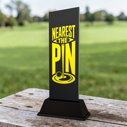 Shadowline Golf Nearest The Pin Trophy – Stainless Steel Award