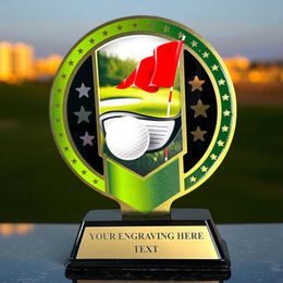 Sentinel Stainless Steel Golf Trophy
