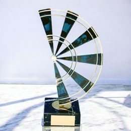 Zaragoza Darts Handmade Metal Trophy