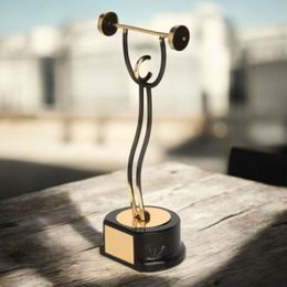 Valencia Powerlifting Handmade Metal Trophy
