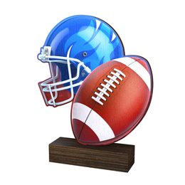 Sierra American Football Real Wood Trophy