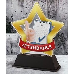 Mini Star Attendance Trophy