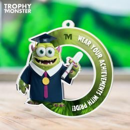 "Capster" The Graduation Trophy Monster Inspire Medal