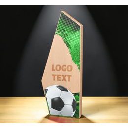 Galena Football Metal & Wood Trophy