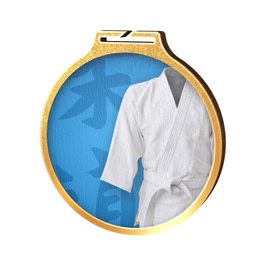 Habitat Martial Arts Gold Eco Friendly Wooden Medal