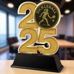 Pickleball Female Player 2025 Trophy