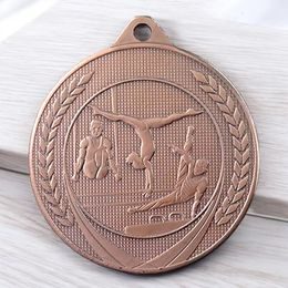 Champion Embossed Unisex Gymnastics Bronze Medal