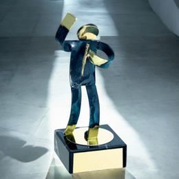 Toledo Singing Handmade Metal Trophy